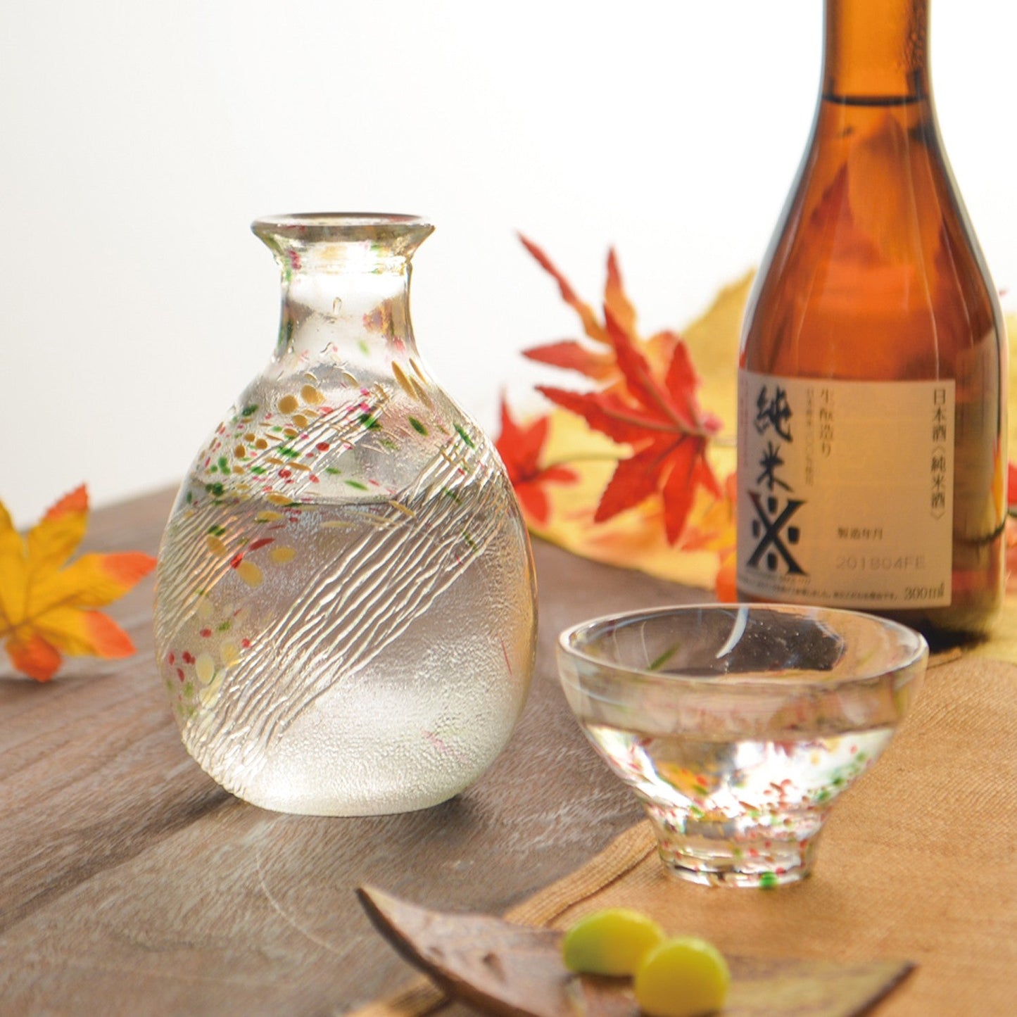 Toyo-Sasaki Handcrafted Kisetsu Sake Set Collection