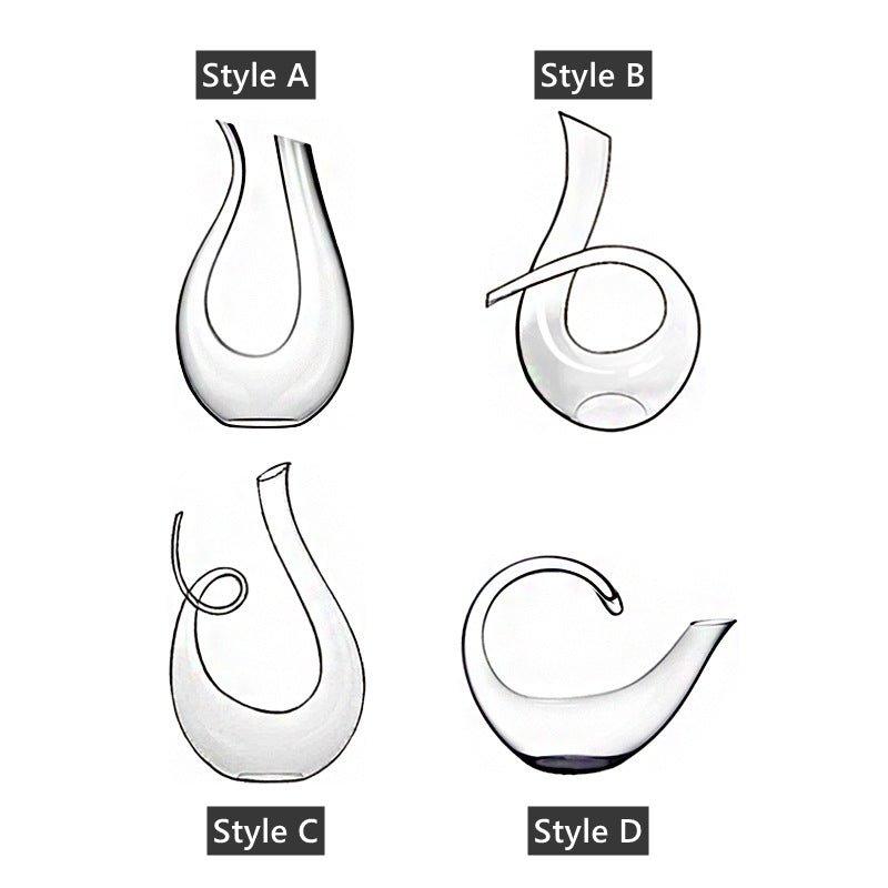 Abstract Style Wine Decanter