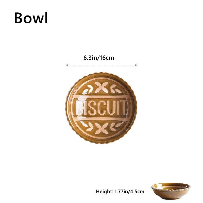 Japanese Butter Biscuit Series Ceramic Tablewares