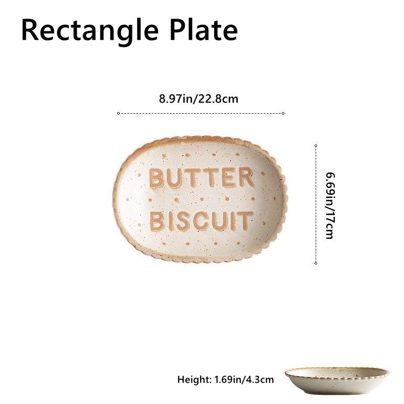 Japanese Butter Biscuit Series Ceramic Tablewares