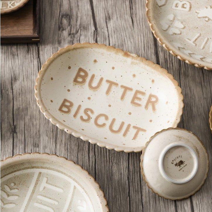 Japanese Butter Biscuit Series Ceramic Tablewares