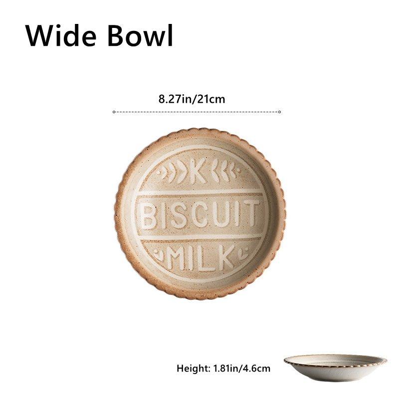 Japanese Butter Biscuit Series Ceramic Tablewares