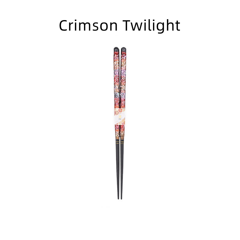 Japanese Handcrafted Starry Night Wooden Chopsticks