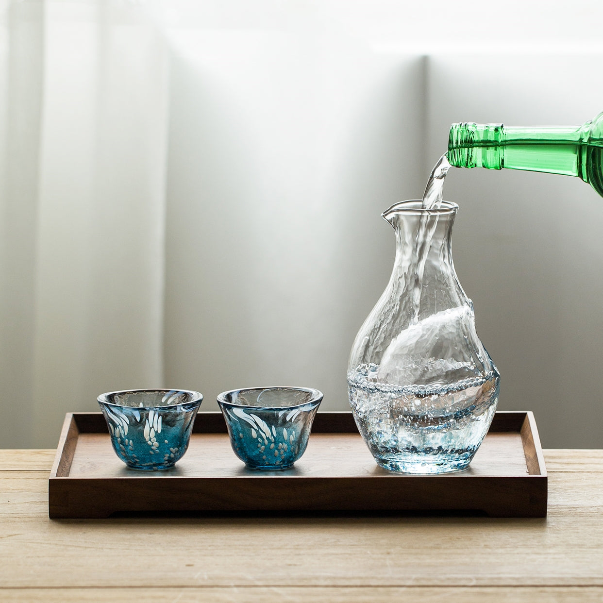 Toyo-Sasaki Sapphire Cold Sake Set