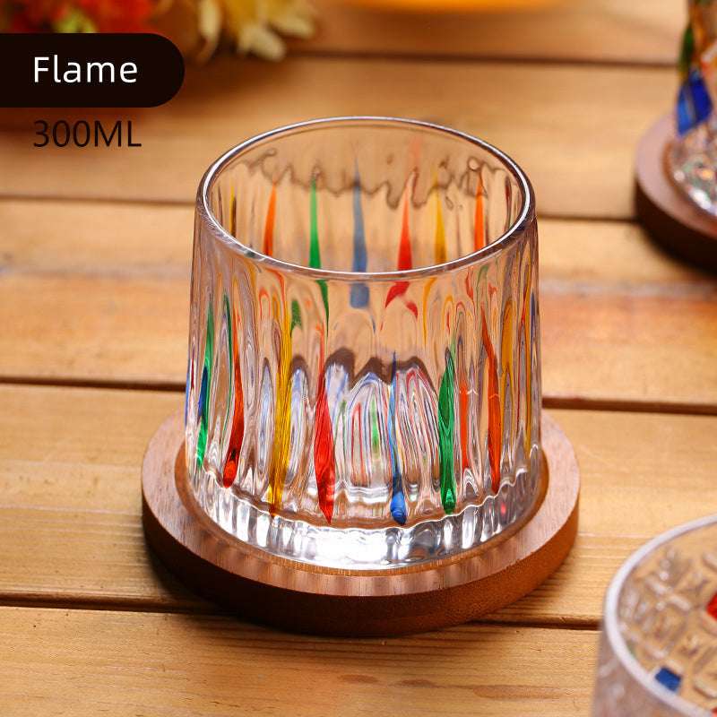 Edo Kiriko Rotating Hand-Cut Whisky Glass