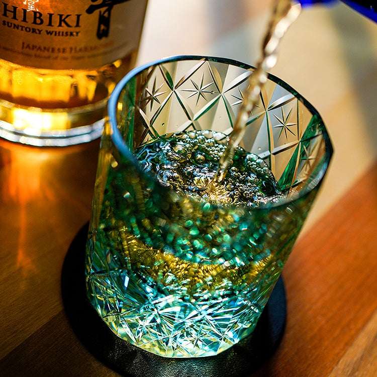 Edo Kiriko Celestial Hand-Cut Whisky Glass