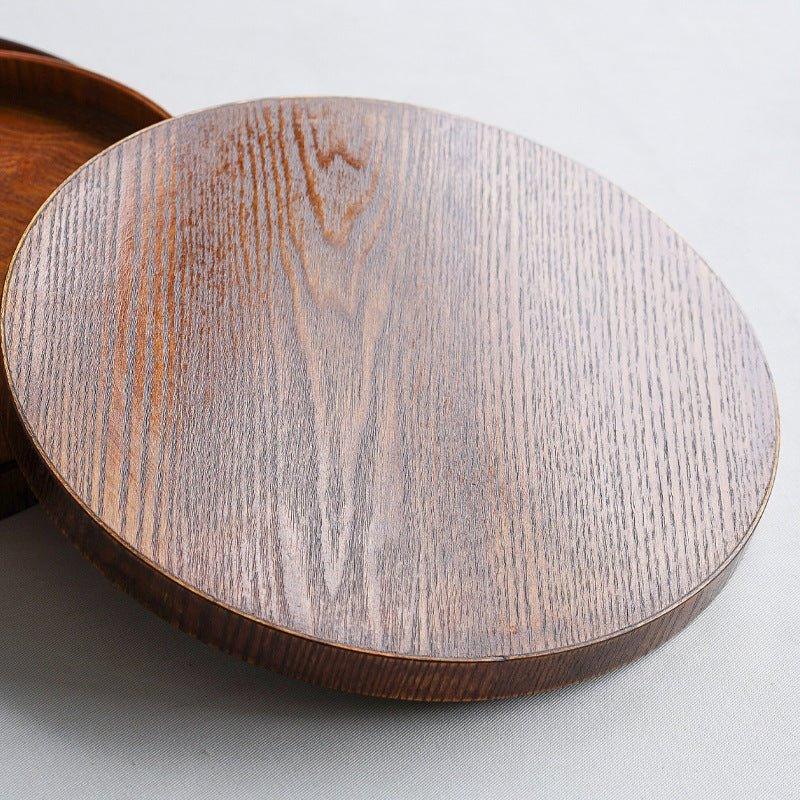 Japanese Circular Willow Wood Trays