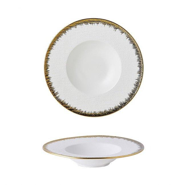 Matte Ceramic Spaghetti Serving Plates