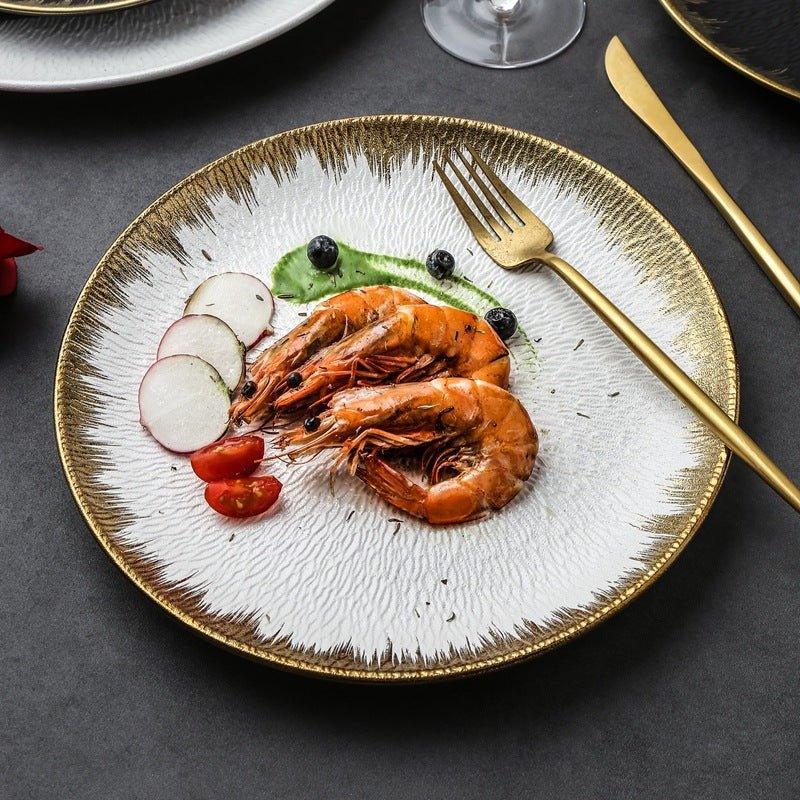 Matte Ceramic Rounded Serving Plates