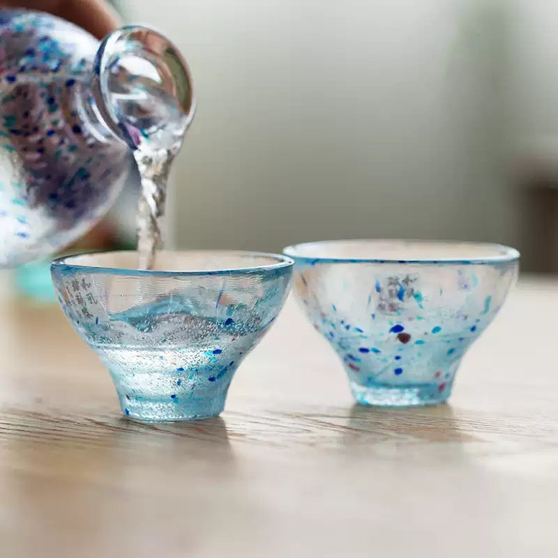 Toyo-Sasaki Handcrafted Kisetsu Sake Set Collection
