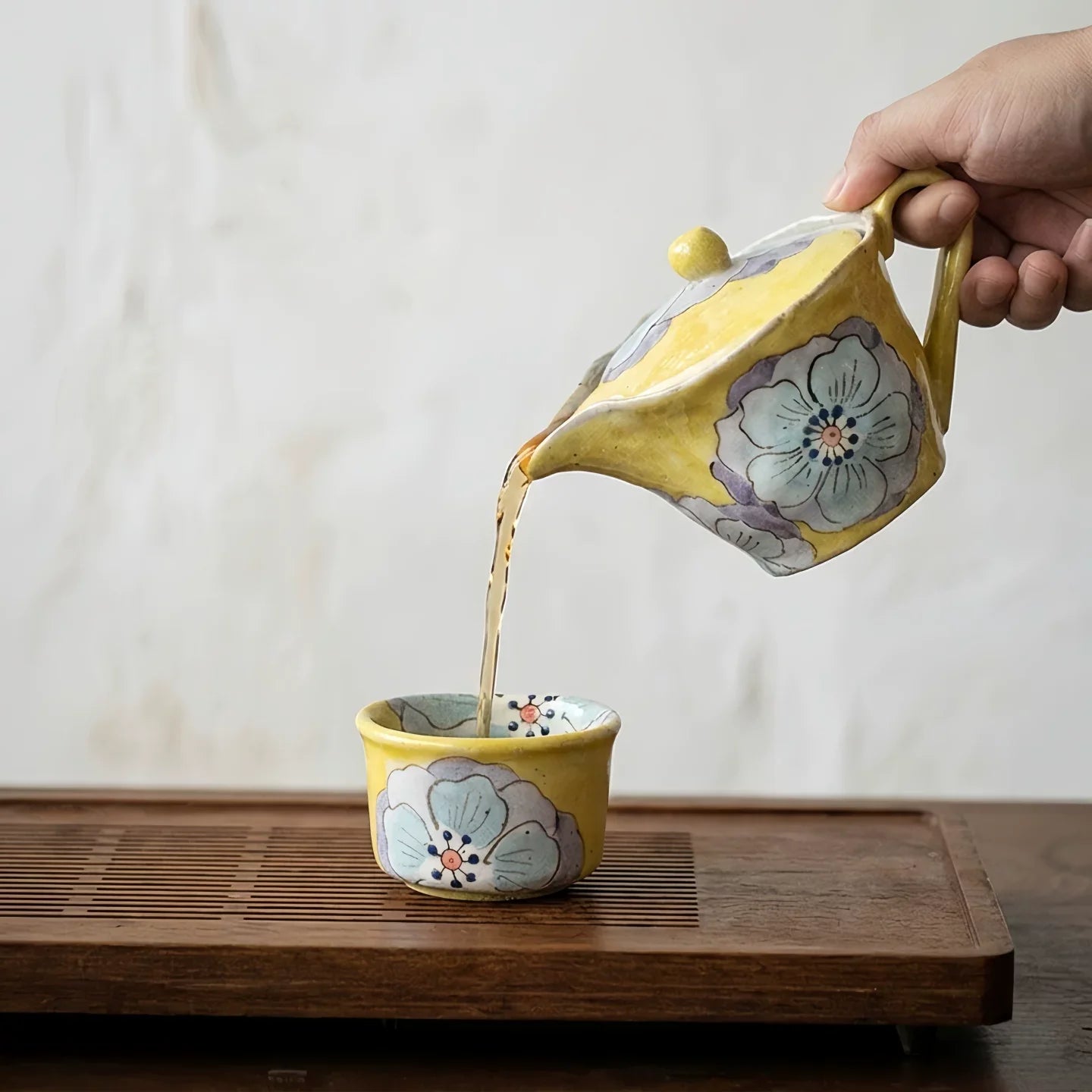Hatsuichi Mino Ware Hana no Toki Tea Set Collection