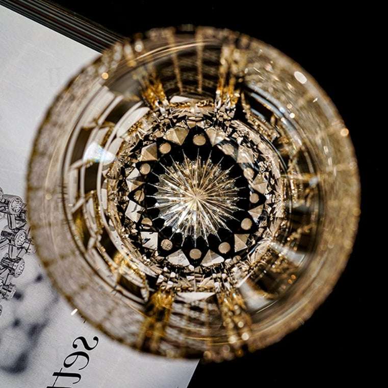 Edo Kiriko Midnight Motif Hand-Cut Whisky Glass