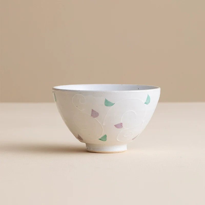 Mino Ware Tsukiyo Usagi Couple's Bowl Set of Two