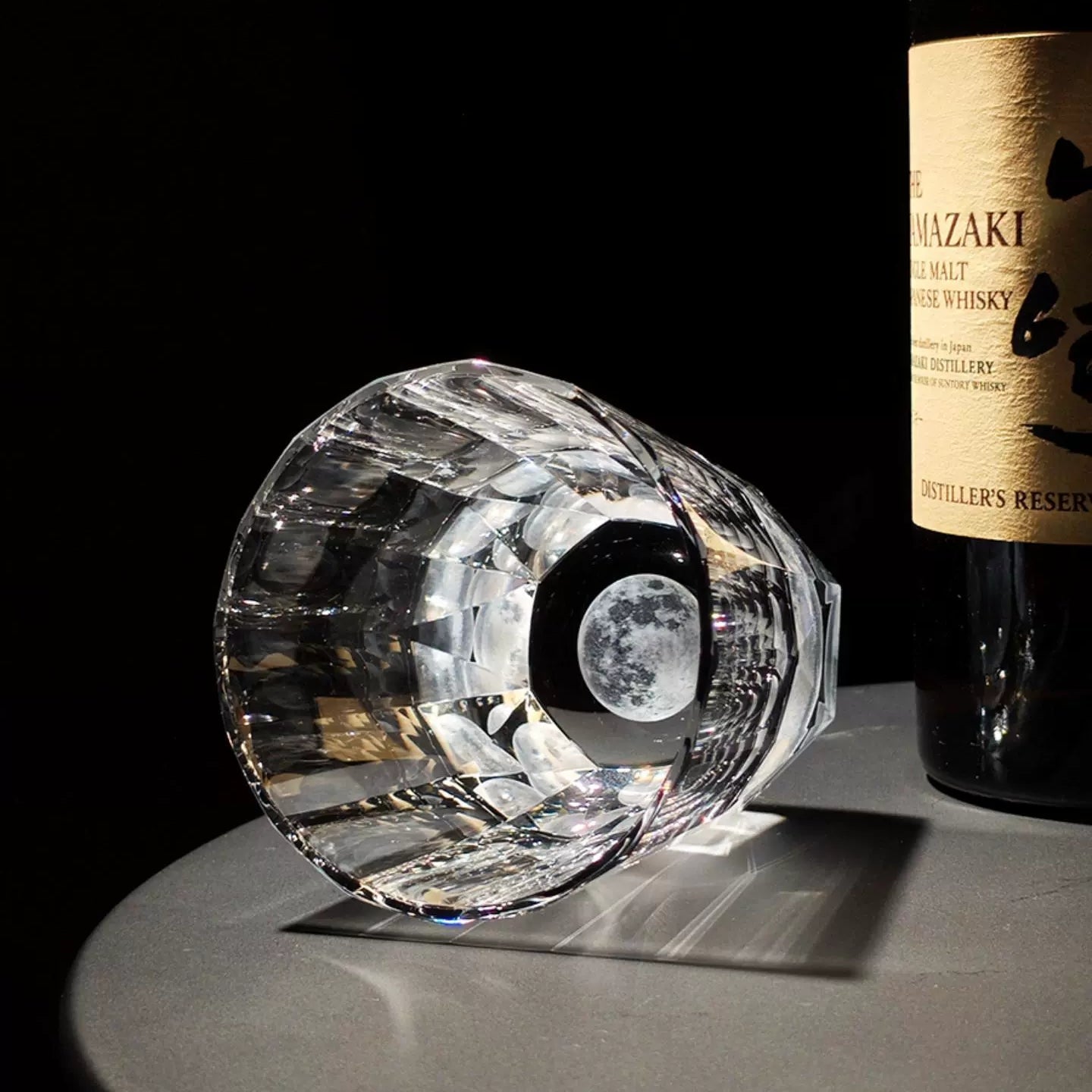 Edo Kiriko Tsukikage Hand-Cut Whisky Glass