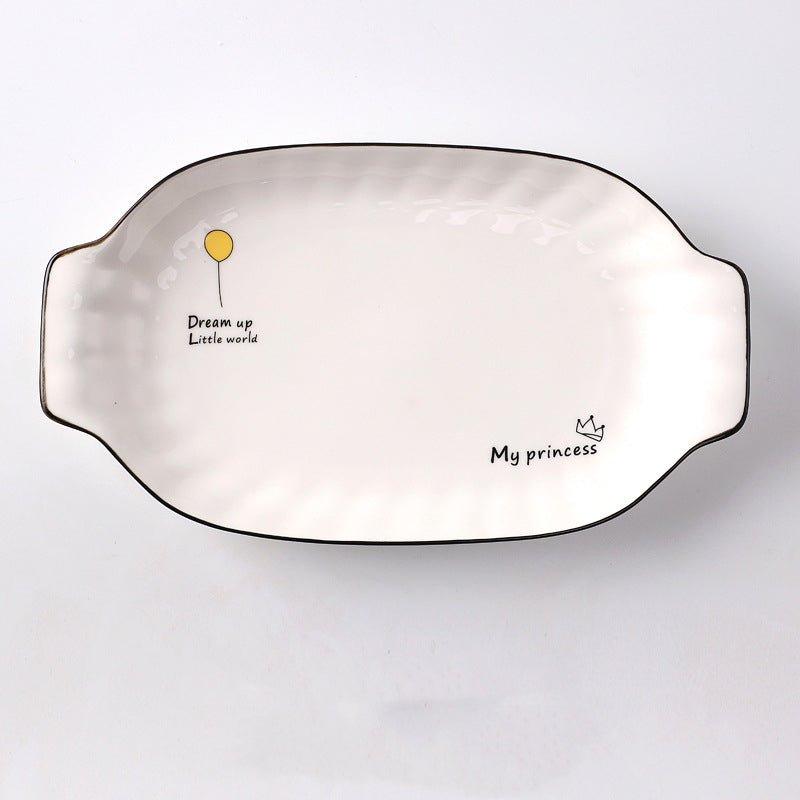Honeymoon Ceramic Breakfast Plates