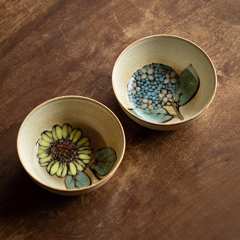 Nunobiki Ware Handcrafted Floral Bowl Collection