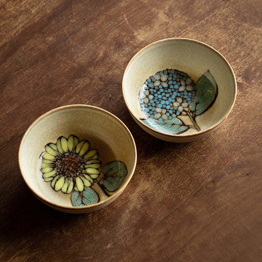 Nunobiki Ware Handcrafted Floral Bowl Collection