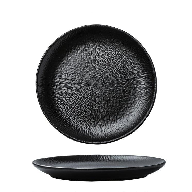 Matte Ceramic Rounded Serving Plates