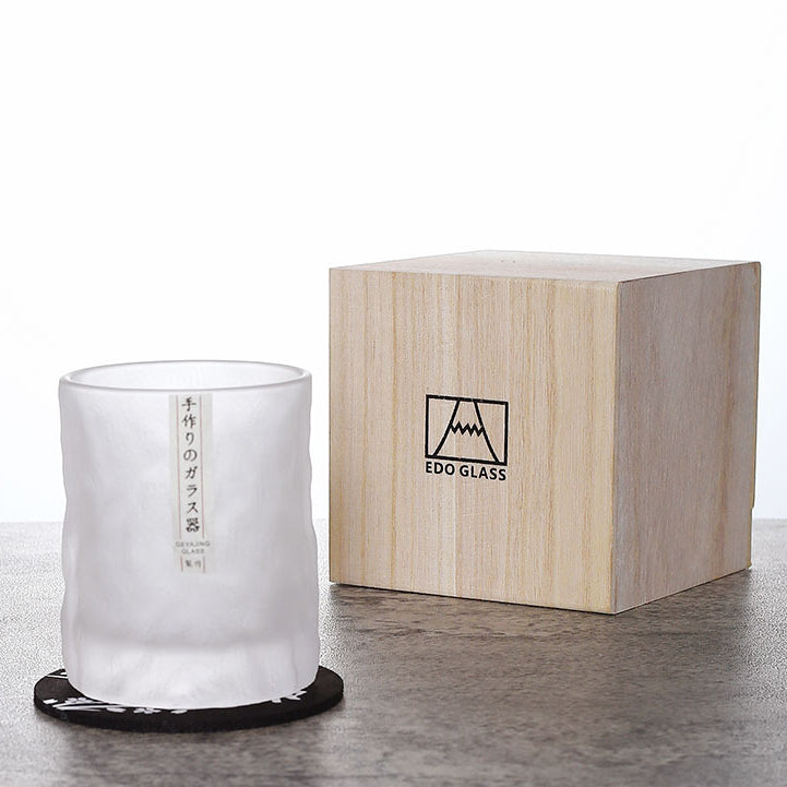 Edo Kiriko Handcrafted Glacier Whisky Glasses – A Pristine Landscape in Crystal