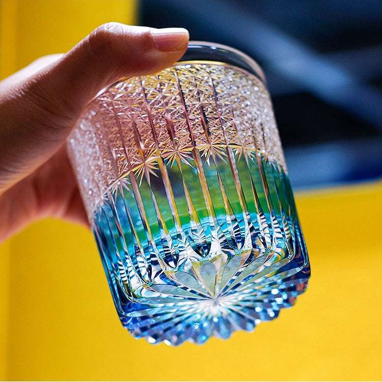 Edo Kiriko Stellar Nexus Hand-Cut Whisky Glass