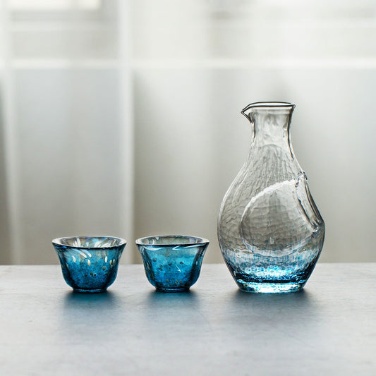 Toyo-Sasaki Sapphire Cold Sake Set