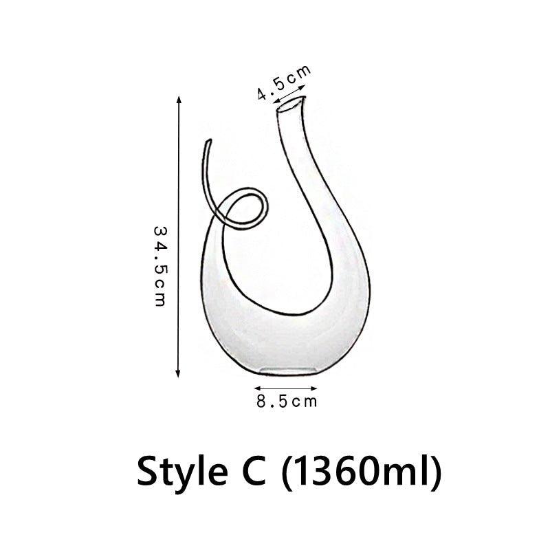Abstract Style Wine Decanter