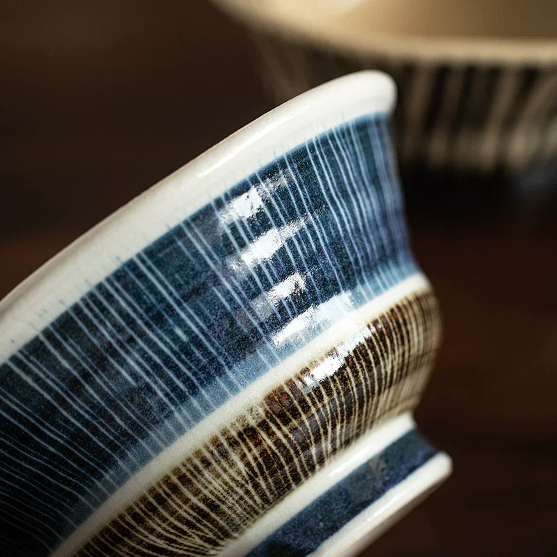 Hatsuichi Mino Ware Keshiki Ceramic Bowl Collection