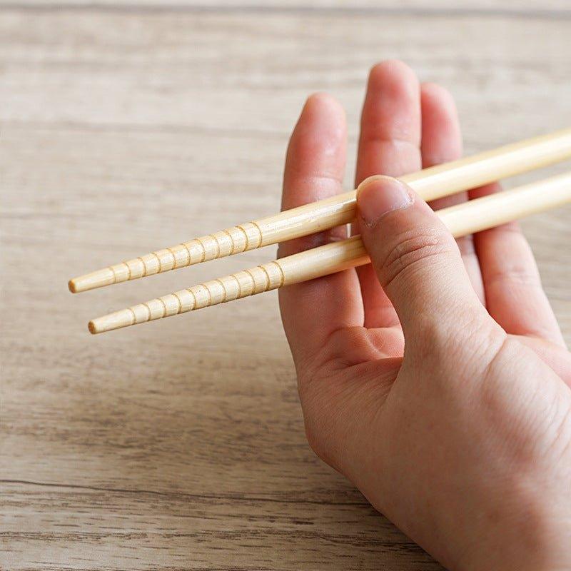 Japanese Bamboo Cartoon Themed Extended Chopsticks Dual Set
