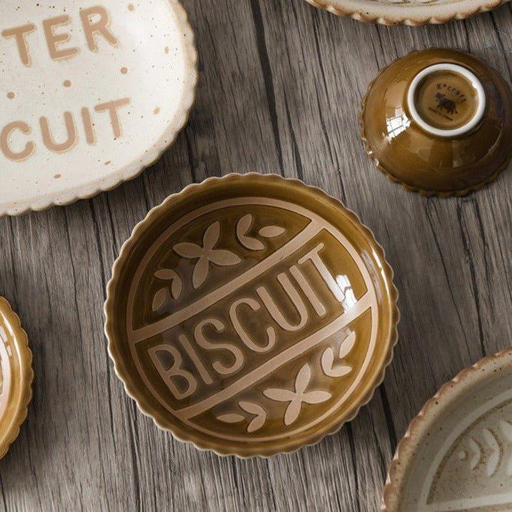Japanese Butter Biscuit Series Ceramic Tablewares