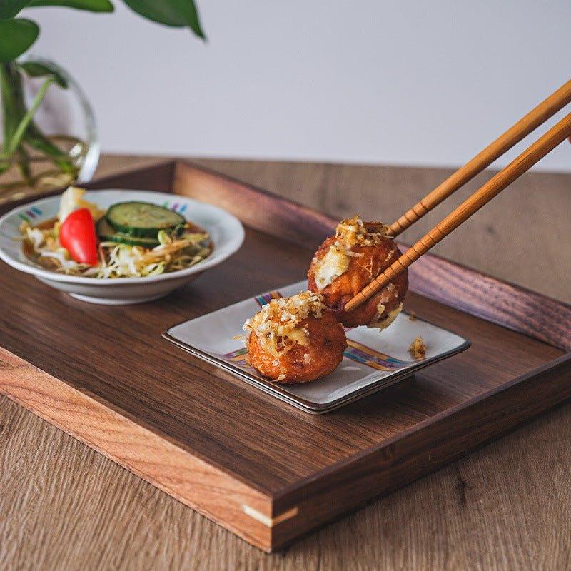 Japanese Handcrafted Ceramic Appetizer Plates