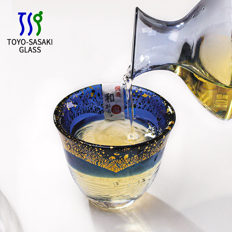 Toyo-Sasaki Kogei Gold Foil Sake Glasses