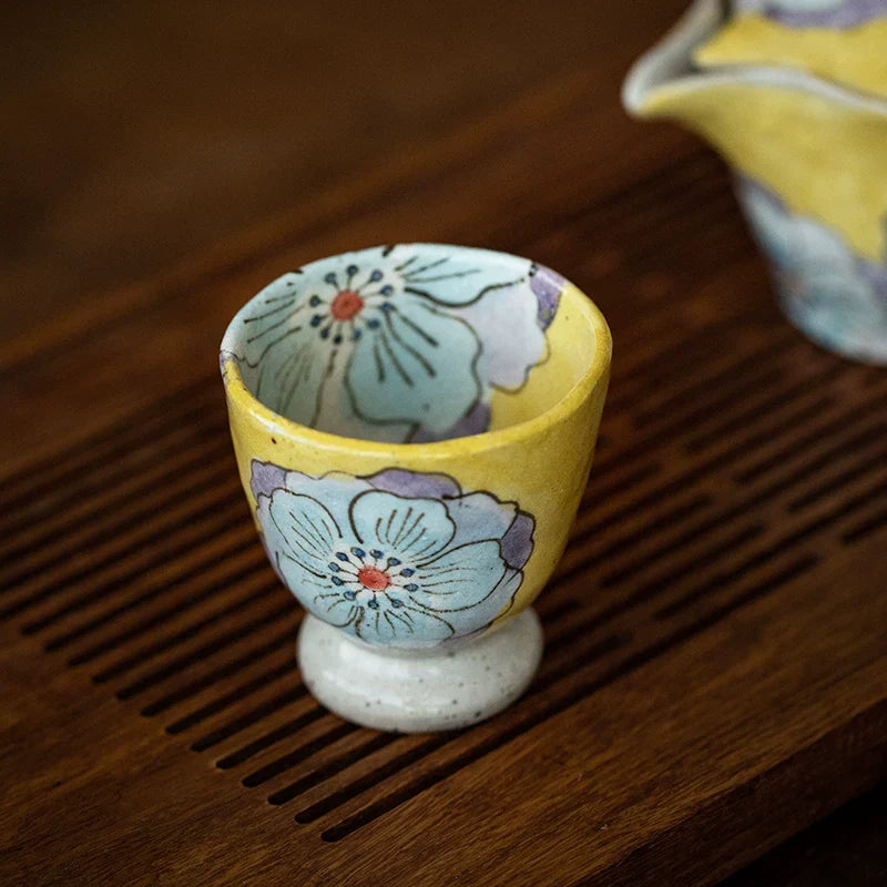 Hatsuichi Mino Ware Hana no Toki Tea Set Collection