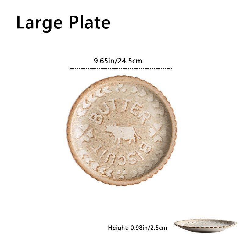 Japanese Butter Biscuit Series Ceramic Tablewares