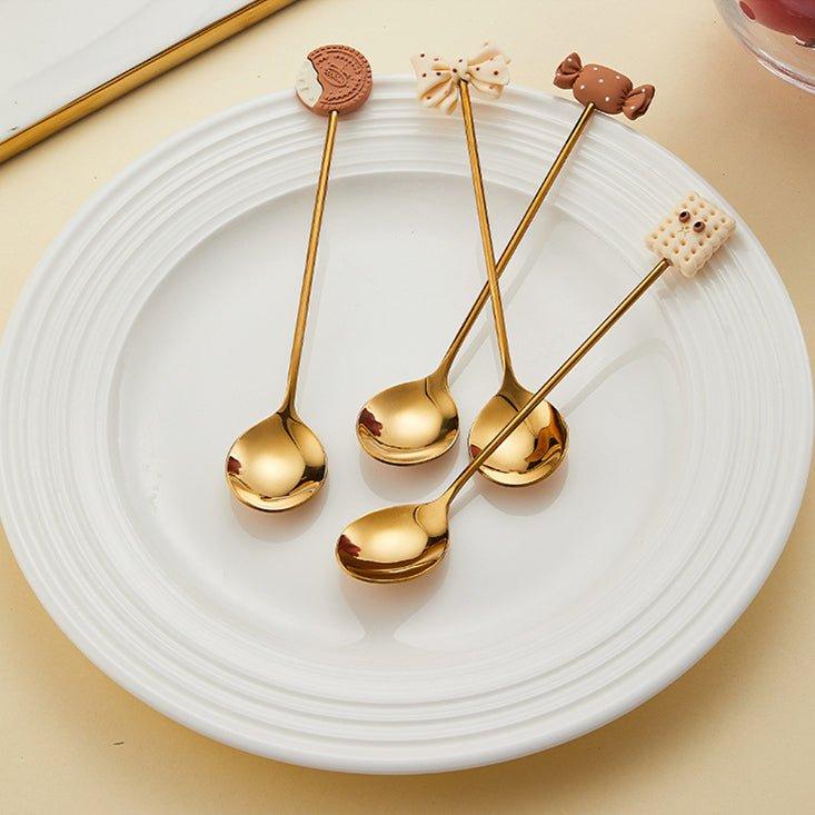 Golden Themed Coffee Stirrer Gift Sets