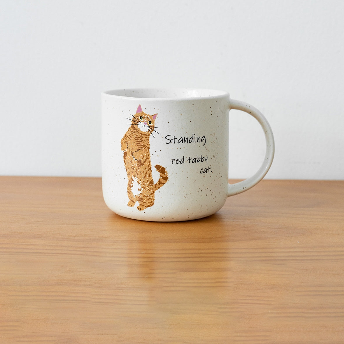 Japanese Handcrafted Mino Ware Neko Ceramic Mug
