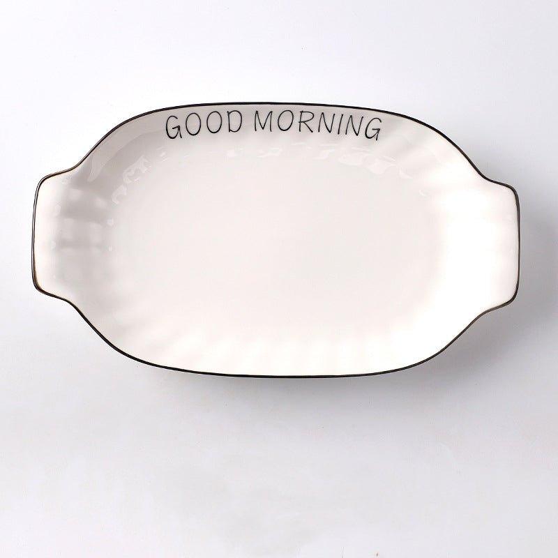 Honeymoon Ceramic Breakfast Plates