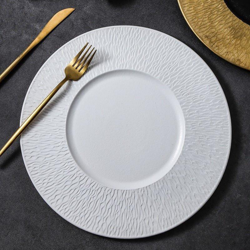 Matte Ceramic Steak Serving Plates