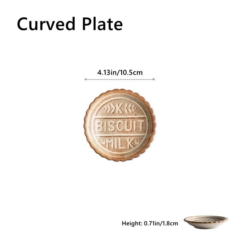 Japanese Butter Biscuit Series Ceramic Tablewares