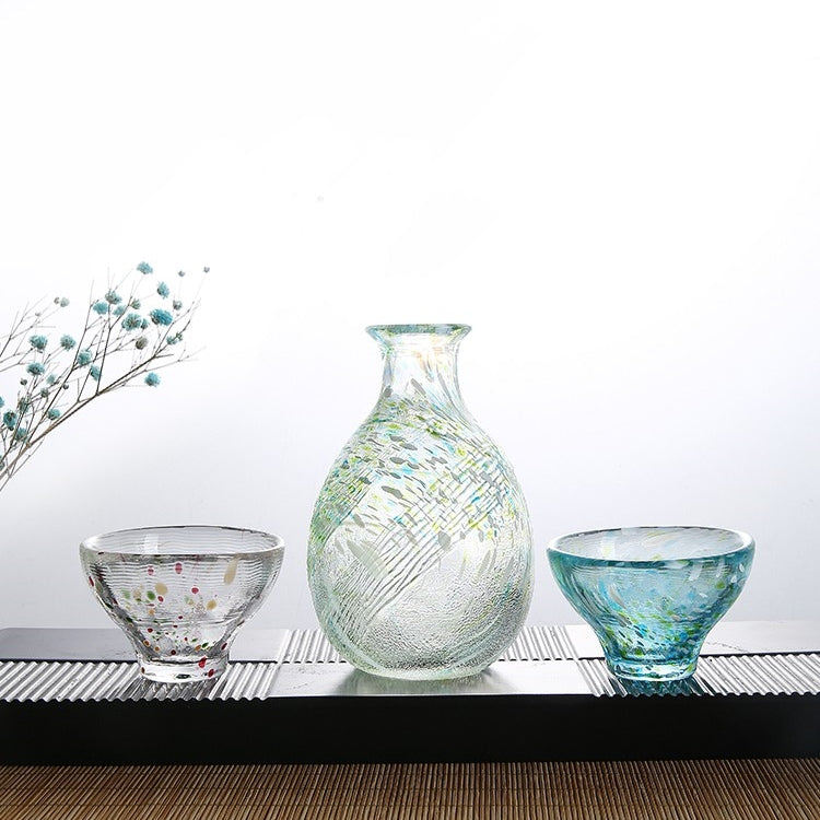Toyo-Sasaki Handcrafted Kisetsu Sake Set Collection