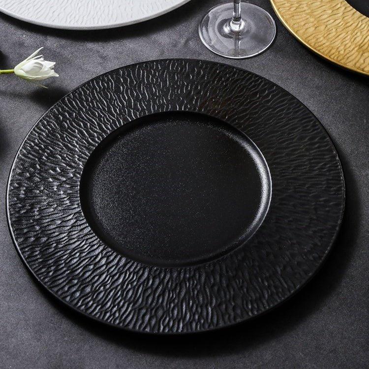Matte Ceramic Steak Serving Plates