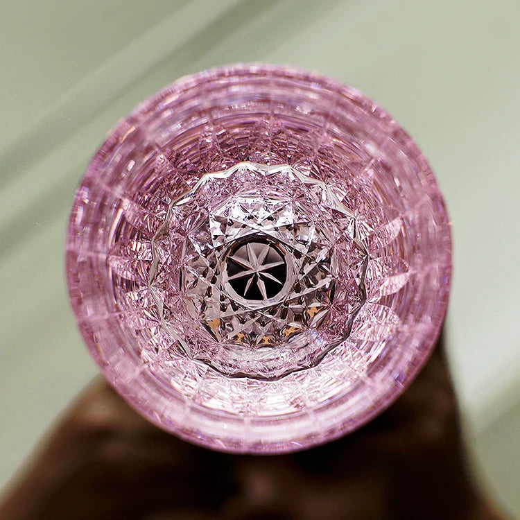 Edo Kiriko Multi-Color Edition Dazzling Whisky Glass - Handcrafted Japanese Artistry