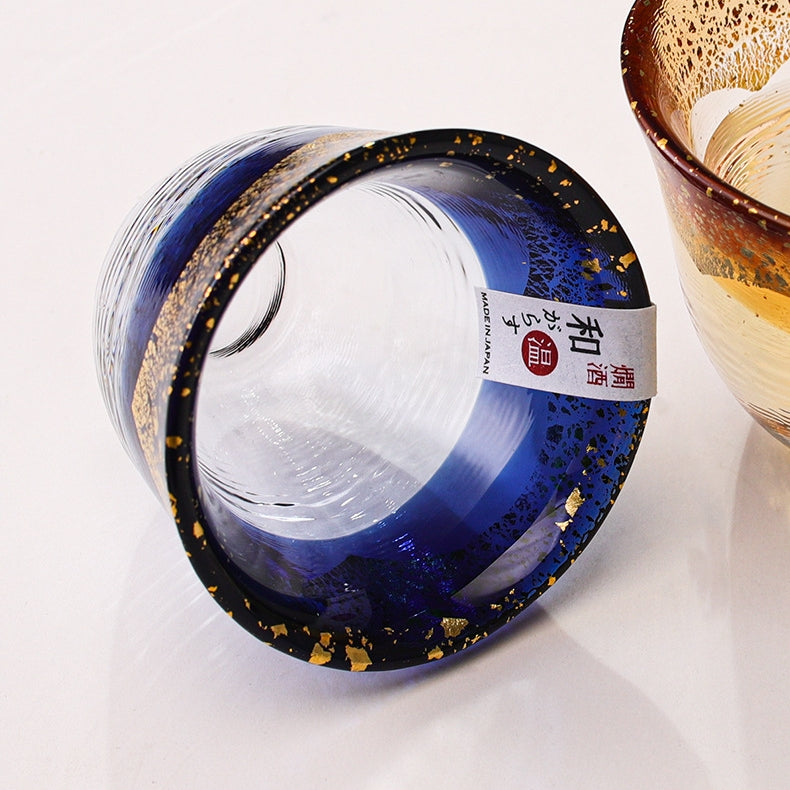 Toyo-Sasaki Kogei Gold Foil Sake Glasses