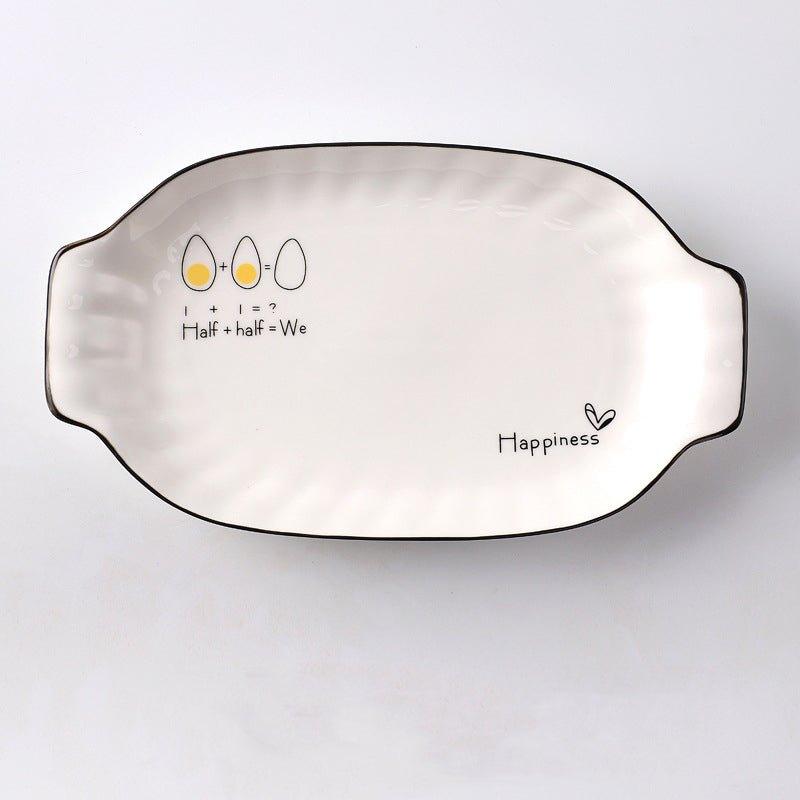 Honeymoon Ceramic Breakfast Plates