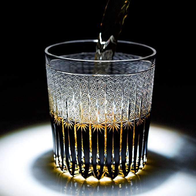 Edo Kiriko Stellar Nexus Hand-Cut Whisky Glass