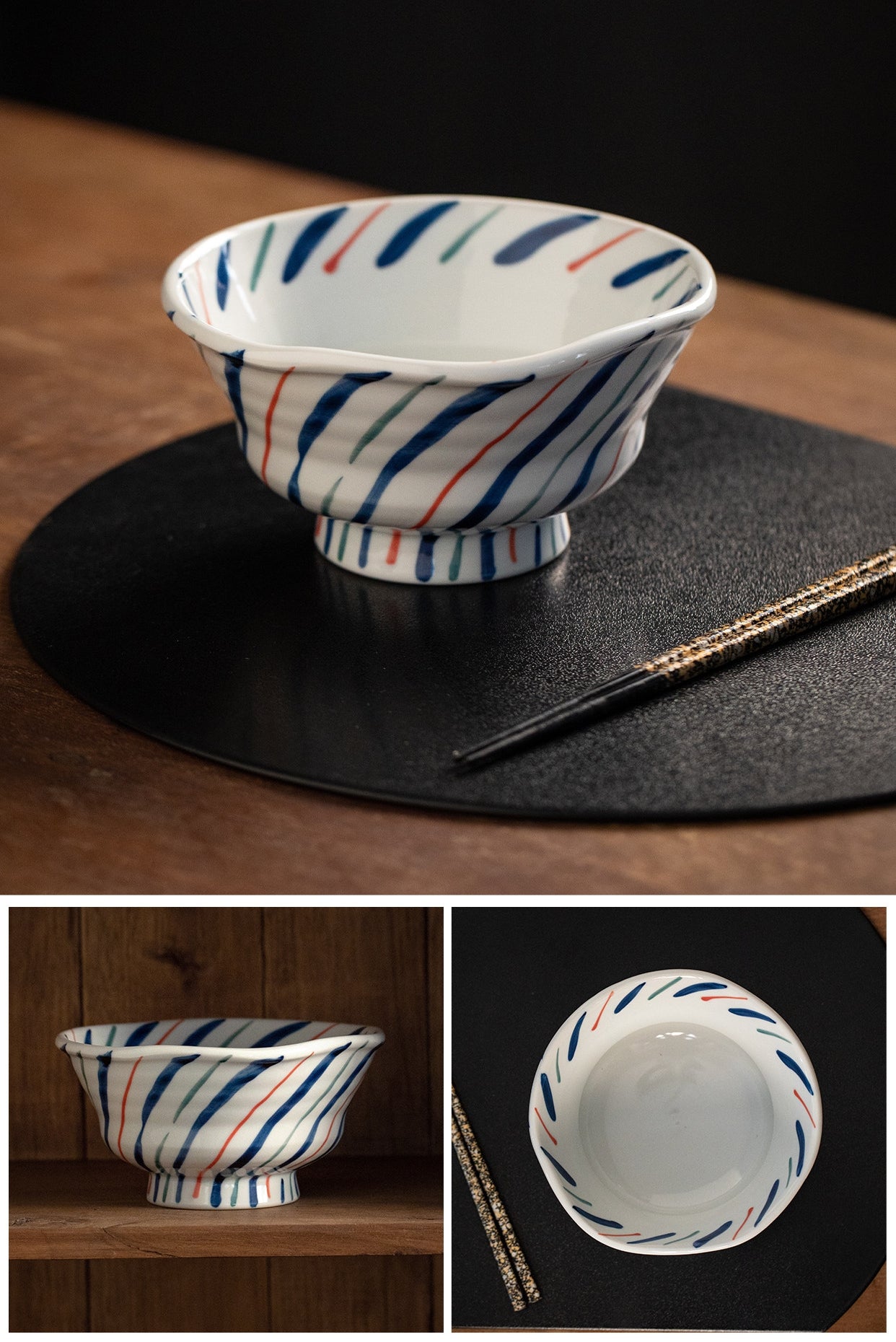 Hatsuichi Mino Ware Keshiki Ceramic Bowl Collection