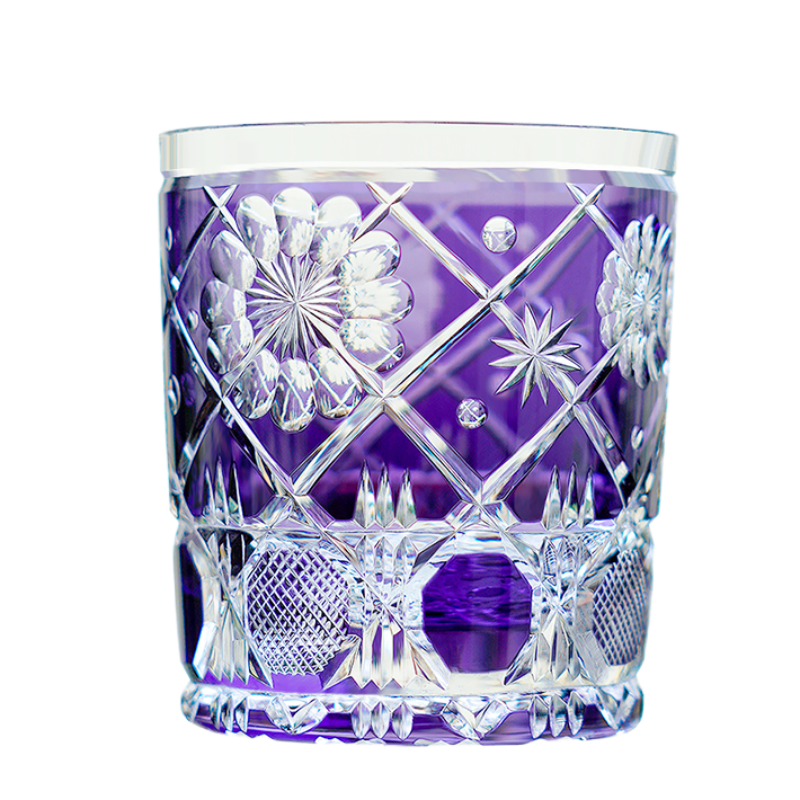 Retro Flower Cage Kiriko Glasses