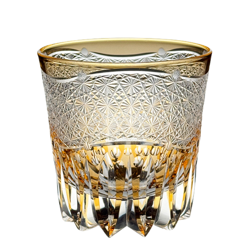 Edo Kiriko Handcrafted Splendor Whiskey Glass