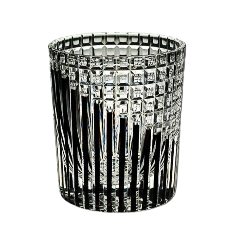 Black Strings Edo Kiriko Whiskey Glass
