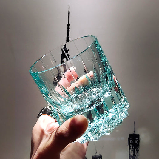 K9 Crystal Japanese Edo Kiriko Whiskey Glass - Green