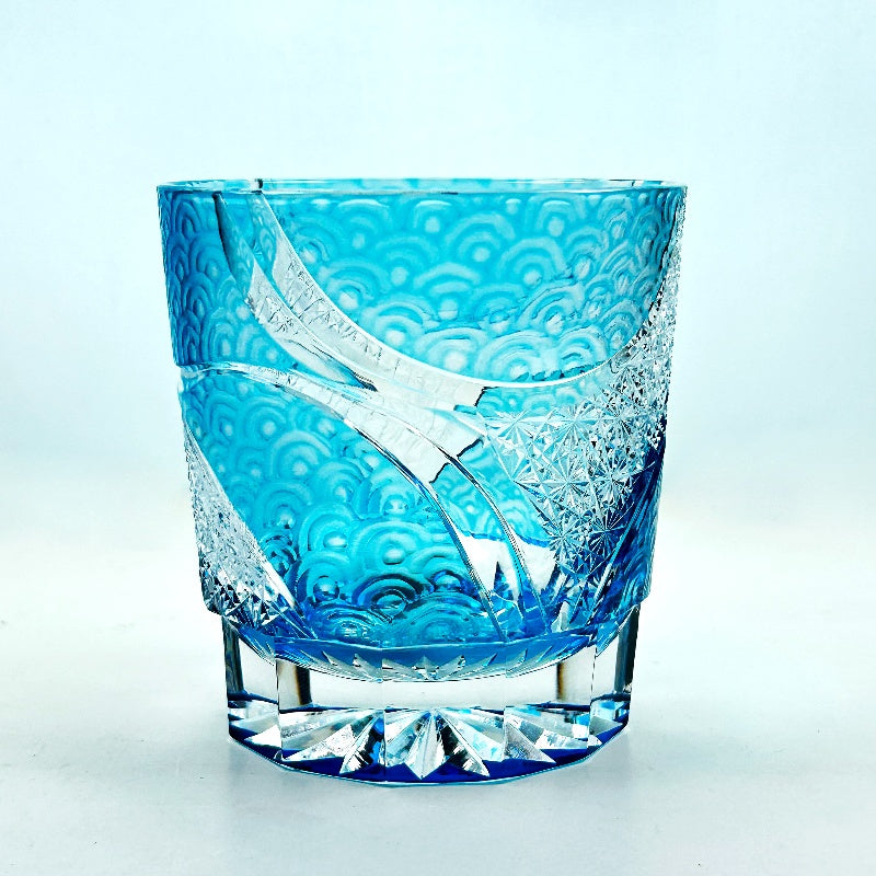Fluctuate Edo Kiriko Whiskey Glass